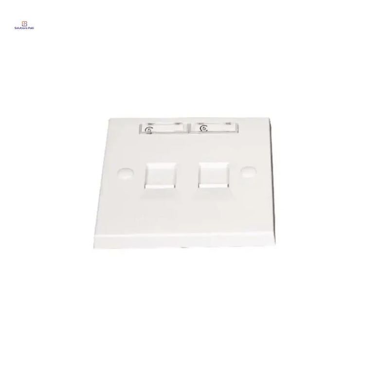 CommScope 2225212-1 Dual Port Faceplate