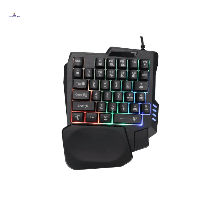 Jedel K601 Single Hand RGB Gaming Keyboard