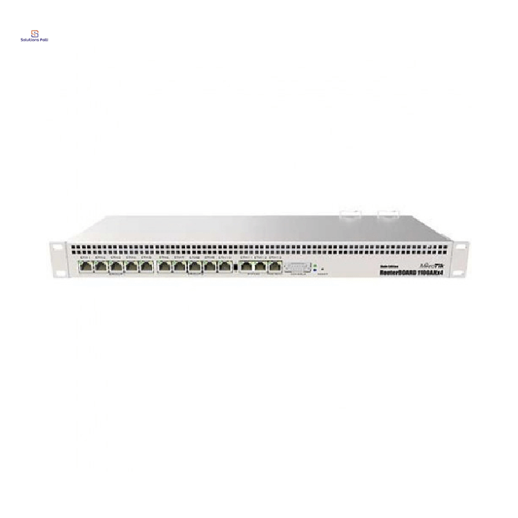 Mikrotik RB1100AHX4 (Dude Edition With Sata Port) Rackmount 13X Gigabit Ethernet Router