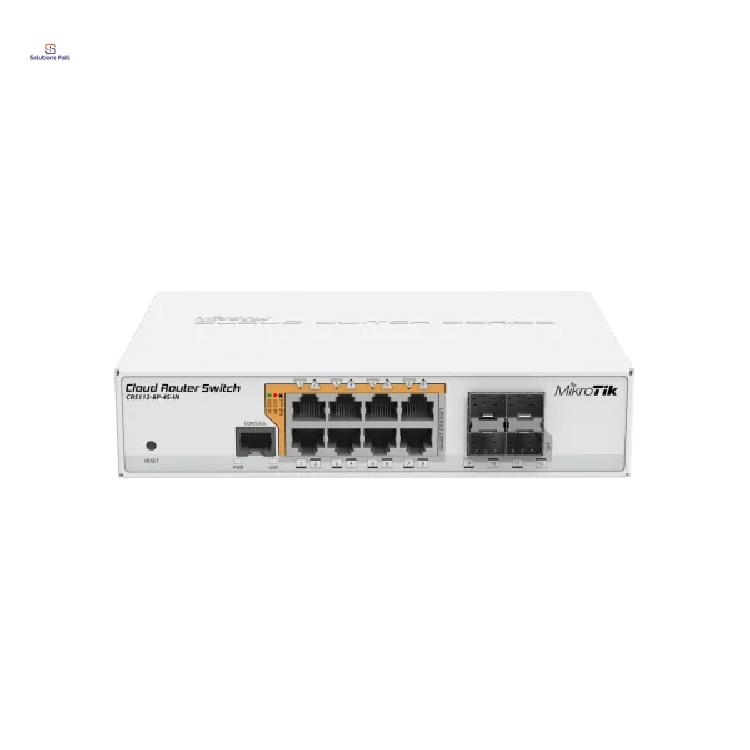 Mikrotik CRS112-8P-4S-IN 8 port Gigabit POE Smart Switch