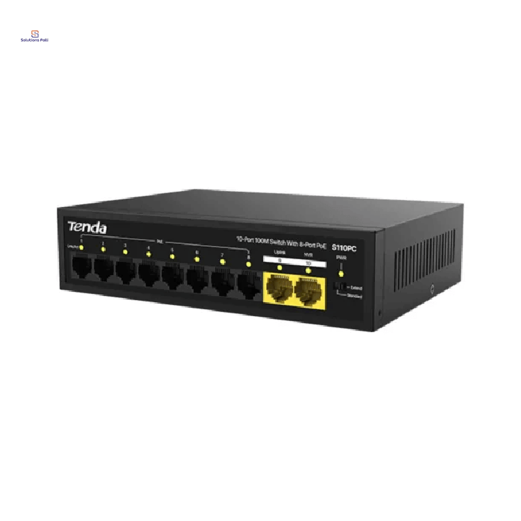 Tenda S110PC 10-Port 100M Unmanaged PoE Switch