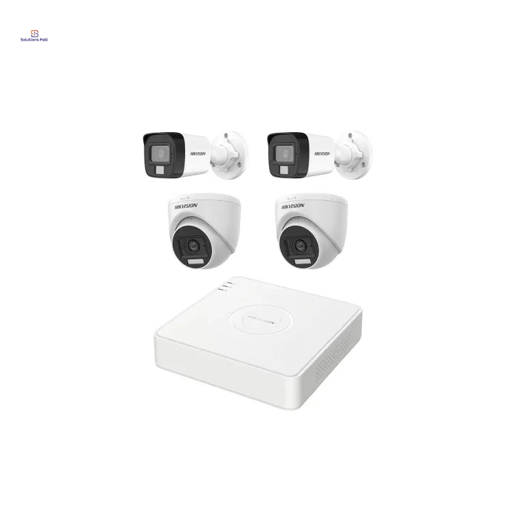 HIKVISION 4 unit 1080P night vision security cc camera Package