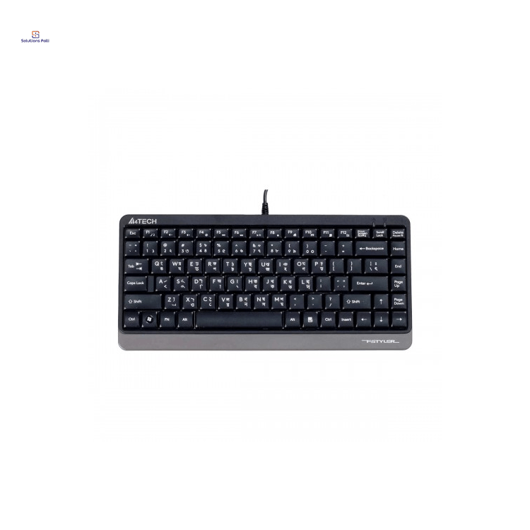 A4TECH FK11 USB Mini Keyboard With Bangla Black