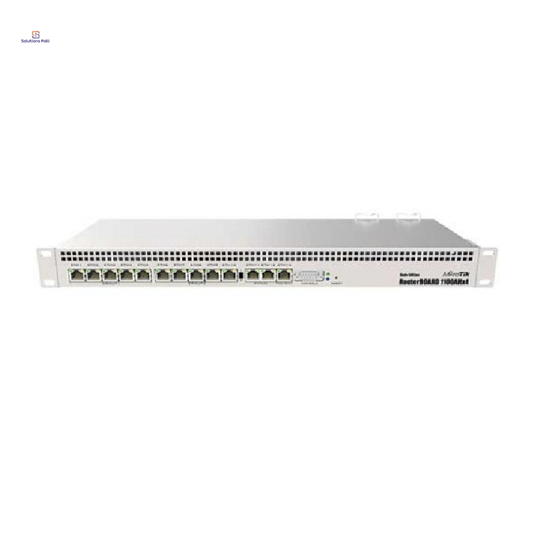 Mikrotik RB1100AHX4 (Dude Edition With Sata Port) Rackmount 13X Gigabit Ethernet Router