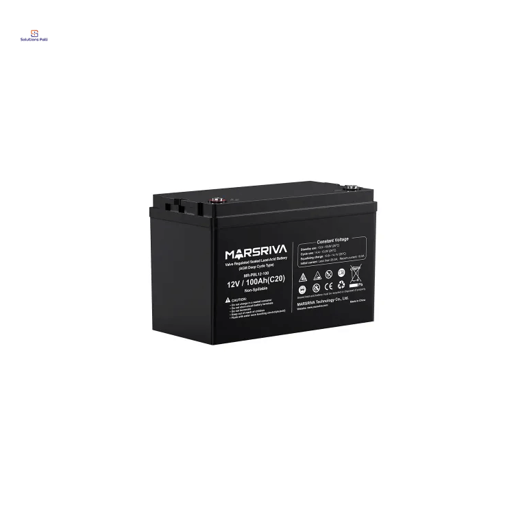 Marsriva MR-PBL12-100 12V 100Ah Sealed Lead-Acid UPS Battery