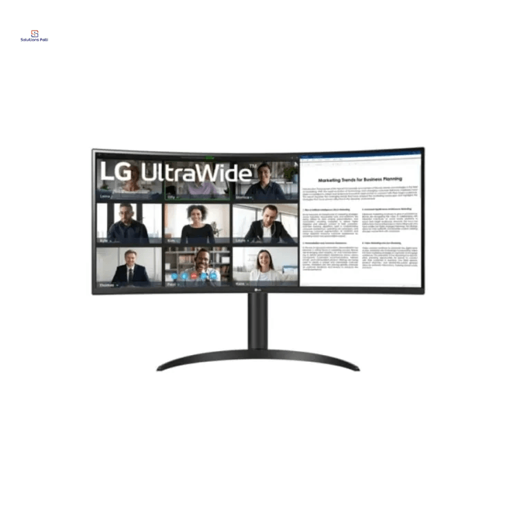 LG 34WR55QK-B 34" WQHD 100Hz UltraWide Curved Monitor