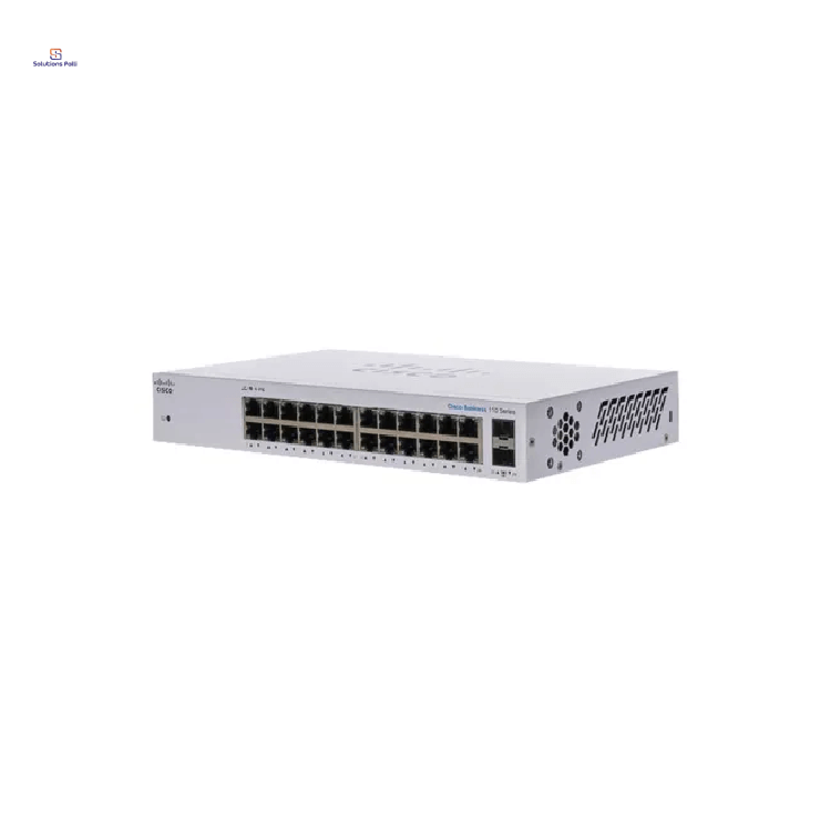 Cisco CBS110-24T-EU 24 Port Gigabit Ethernet Unmanaged Switch With 2 Gigabit SFP