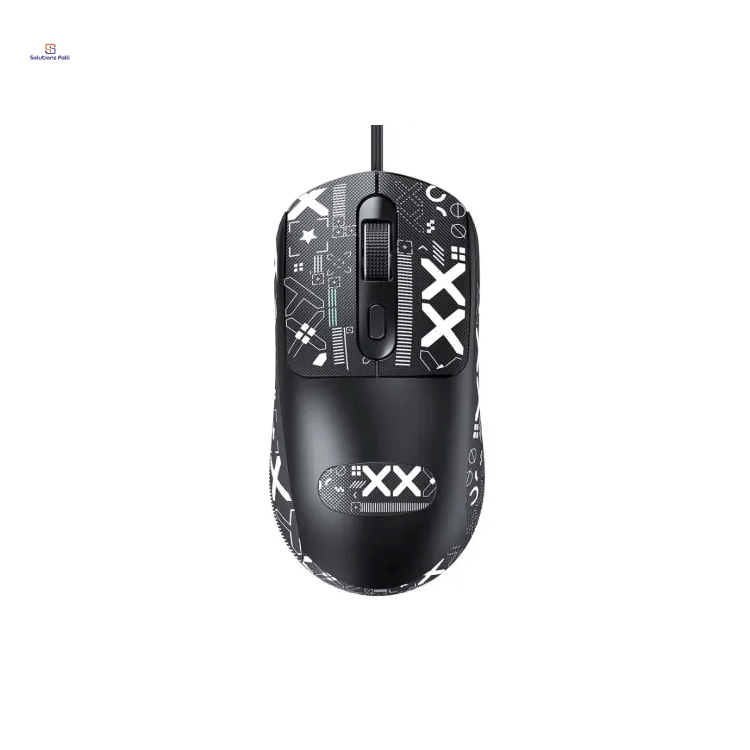 T-WOLF G580 Wired Mouse With Grip Tape