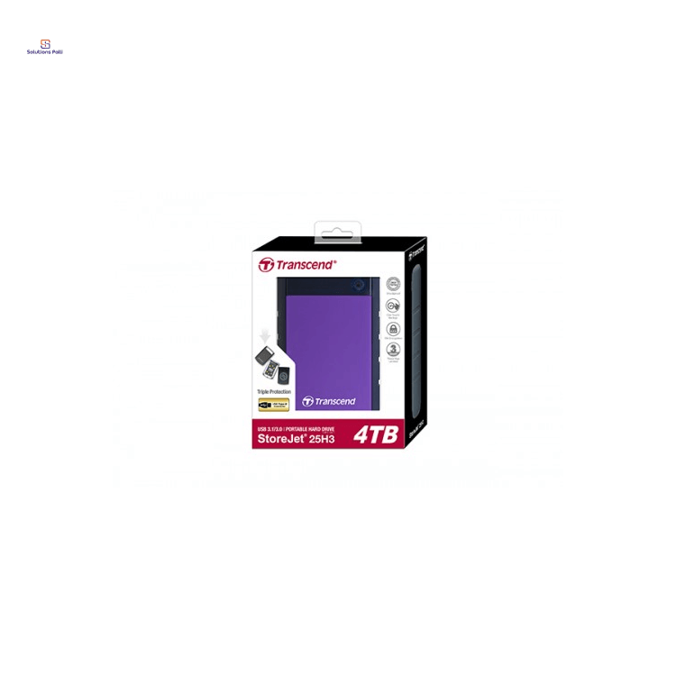Transcend StoreJet 25H3 4TB USB 3.1 External 2.5" Portable Hard Disk