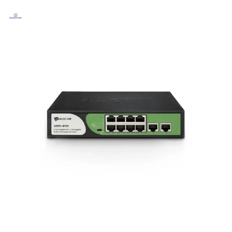 BDCOM S1500-8P2G 10-Port Gigabit PoE Unmanaged Switch