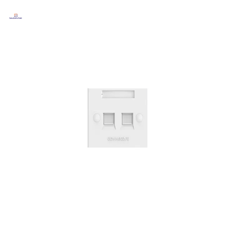 CommScope FPS-BS-2P-W 2-Ports Faceplate Kit